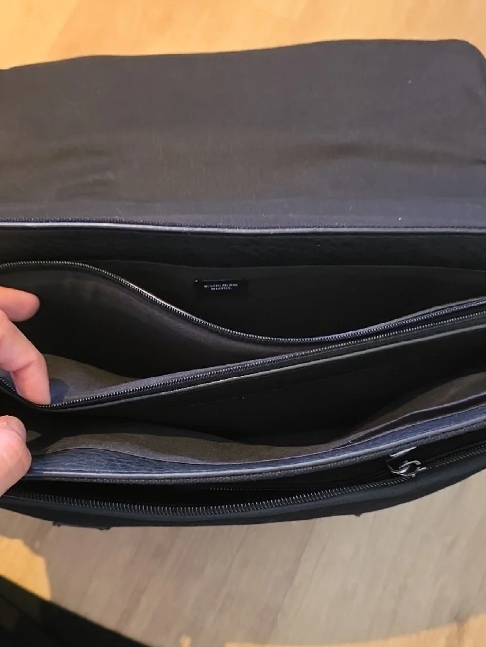 Black  Messenger Bag